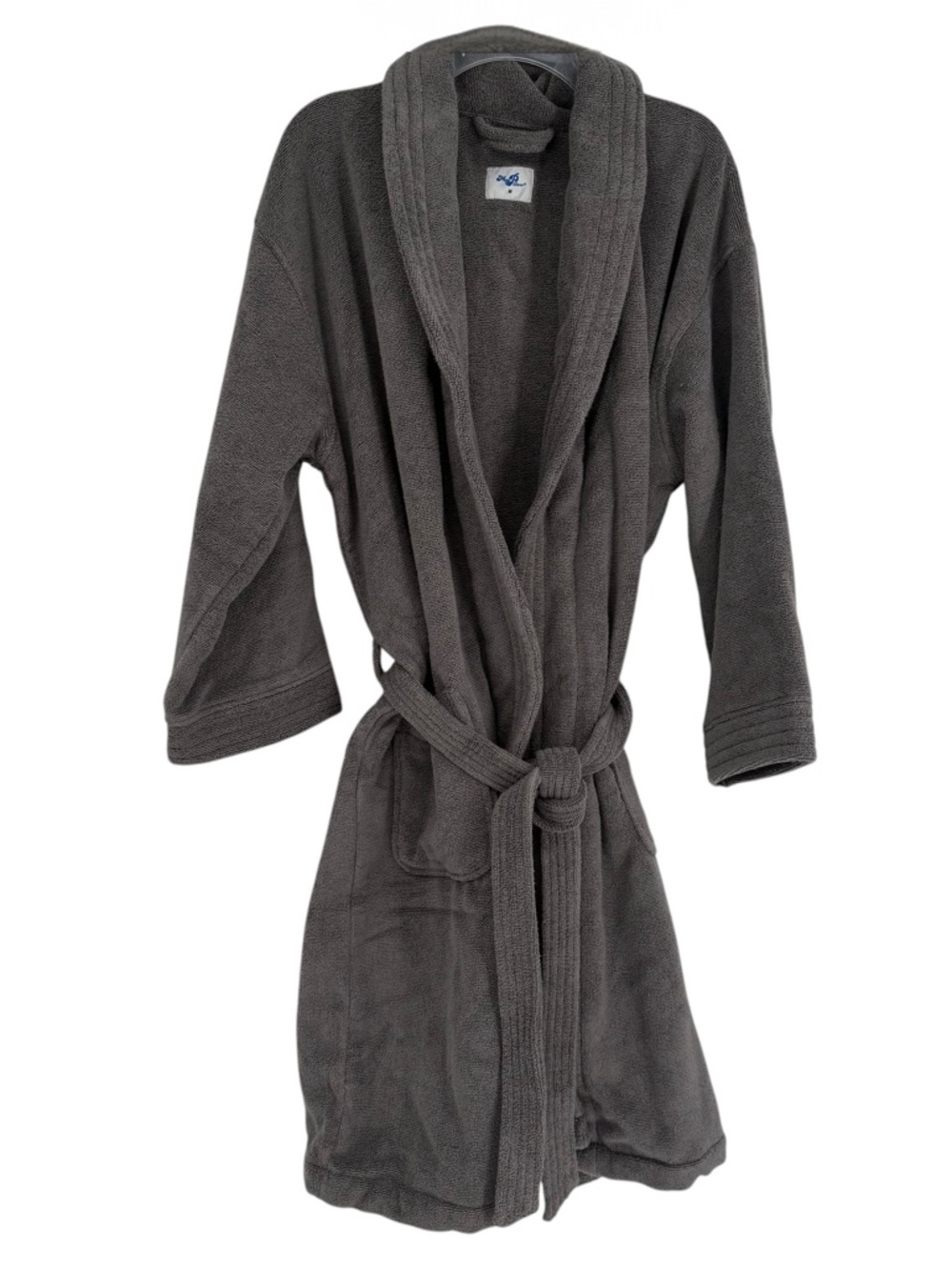 My Pillow Sleepwear Women’s Robe Size Medium Gray Midi Long sleeve heavyweight